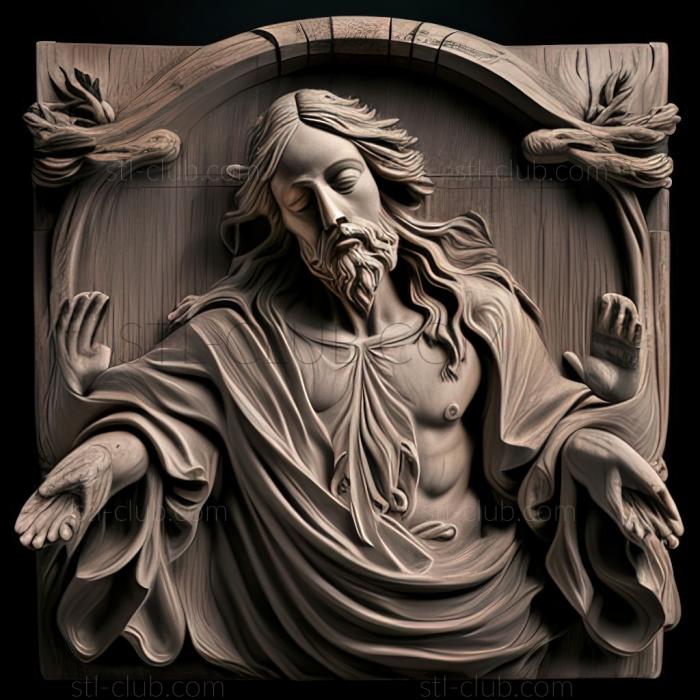 3D model st jesus (STL)